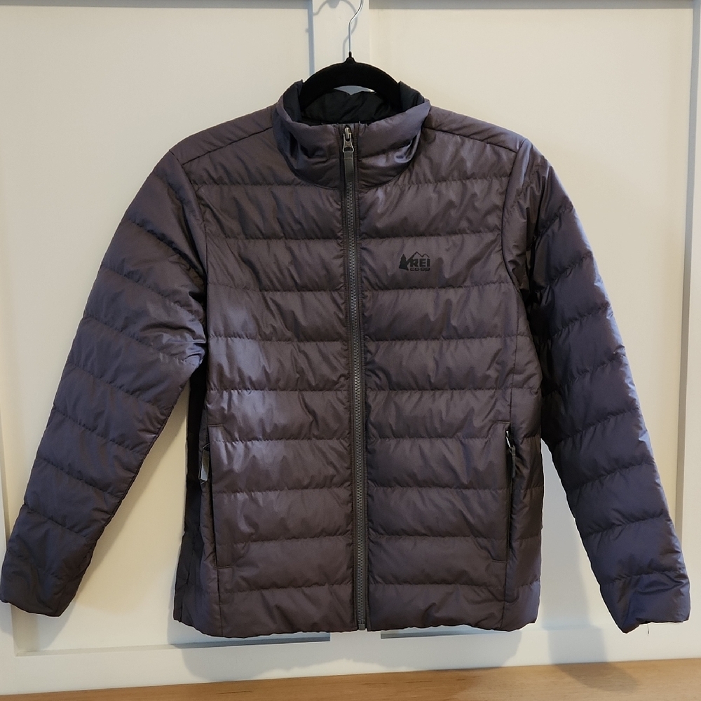 REI Kids Down Insulating Puffer Jacket - Dark Gray